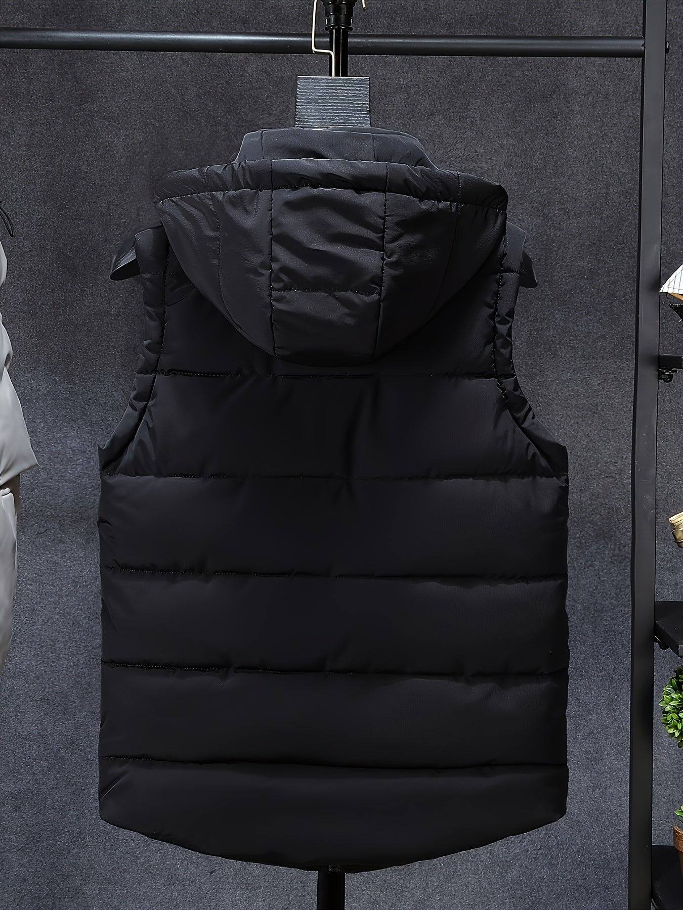 Thick Insulated Hooded Vest