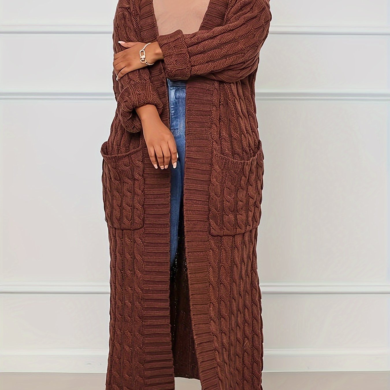 Elegant OverSized Long Sleeve Cardigan
