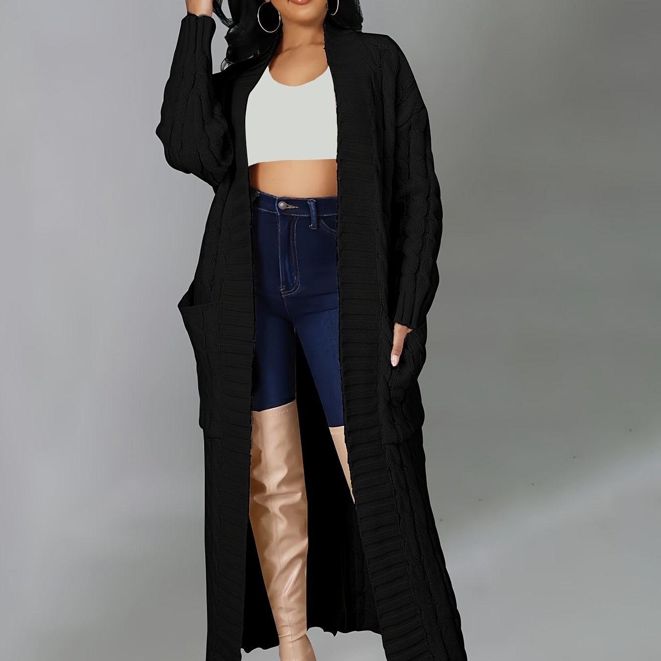 Elegant OverSized Long Sleeve Cardigan