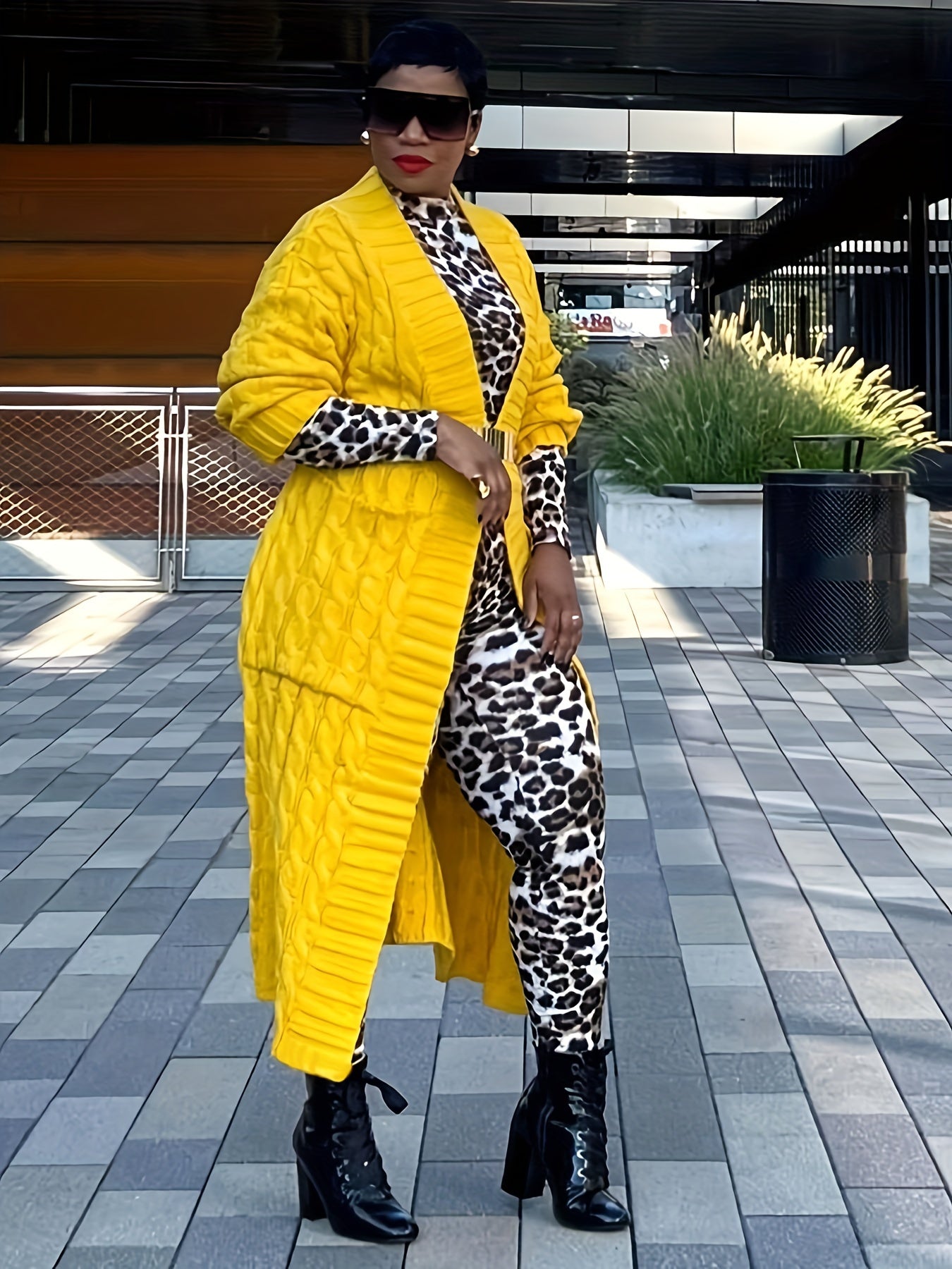 Elegant OverSized Long Sleeve Cardigan