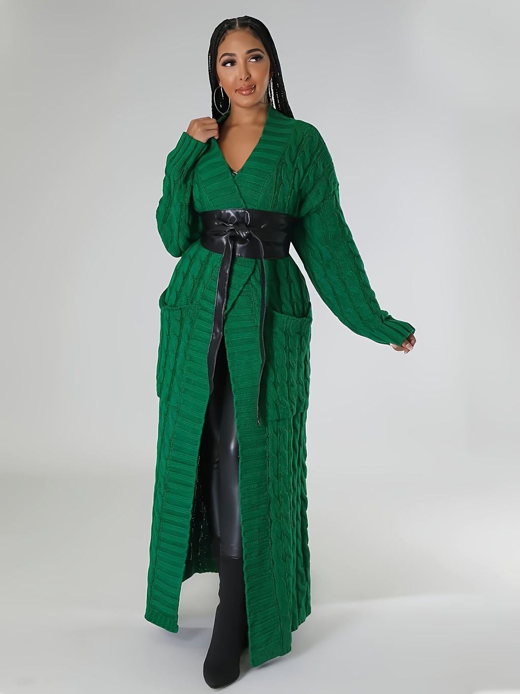 Elegant OverSized Long Sleeve Cardigan