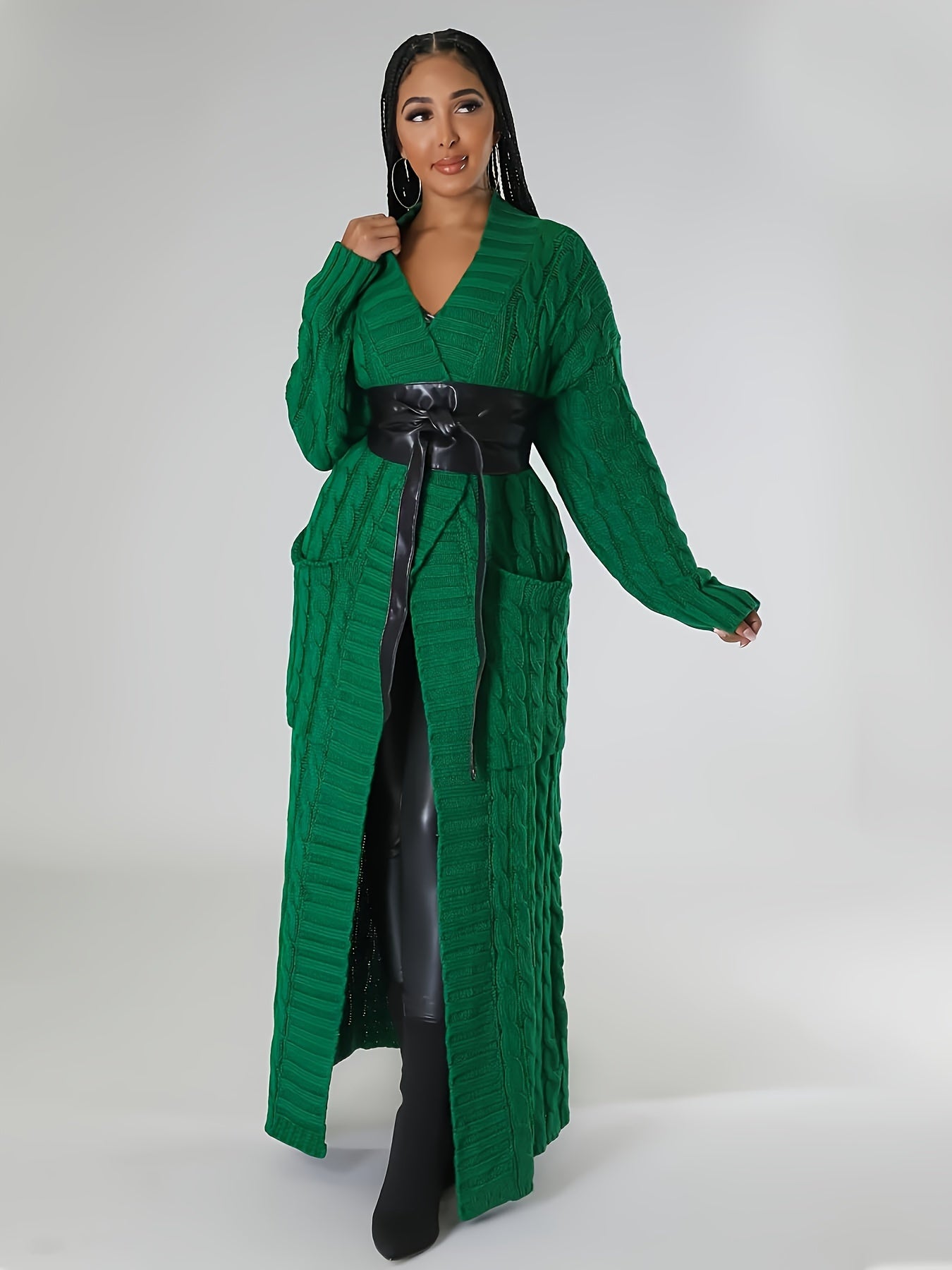 Elegant OverSized Long Sleeve Cardigan