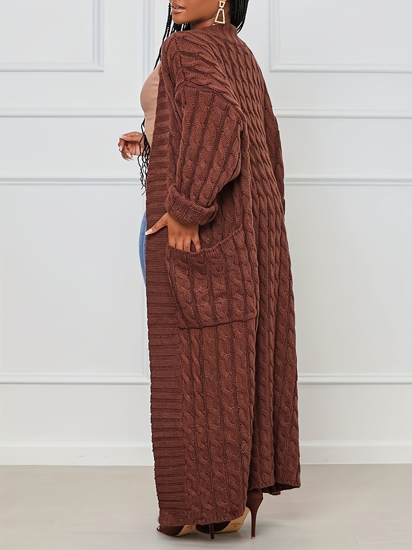 Elegant OverSized Long Sleeve Cardigan