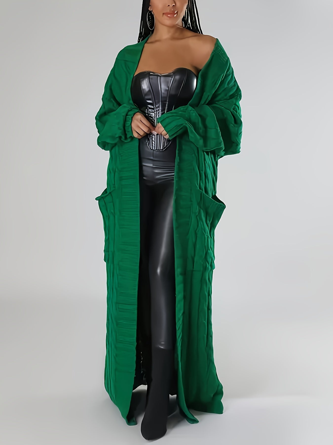 Elegant OverSized Long Sleeve Cardigan