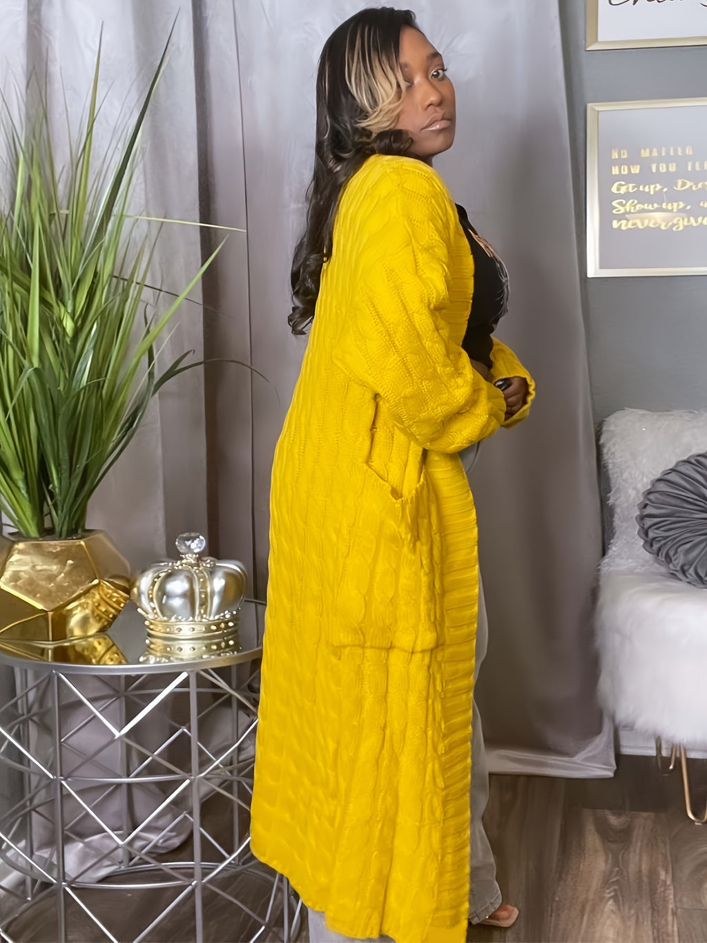 Elegant OverSized Long Sleeve Cardigan