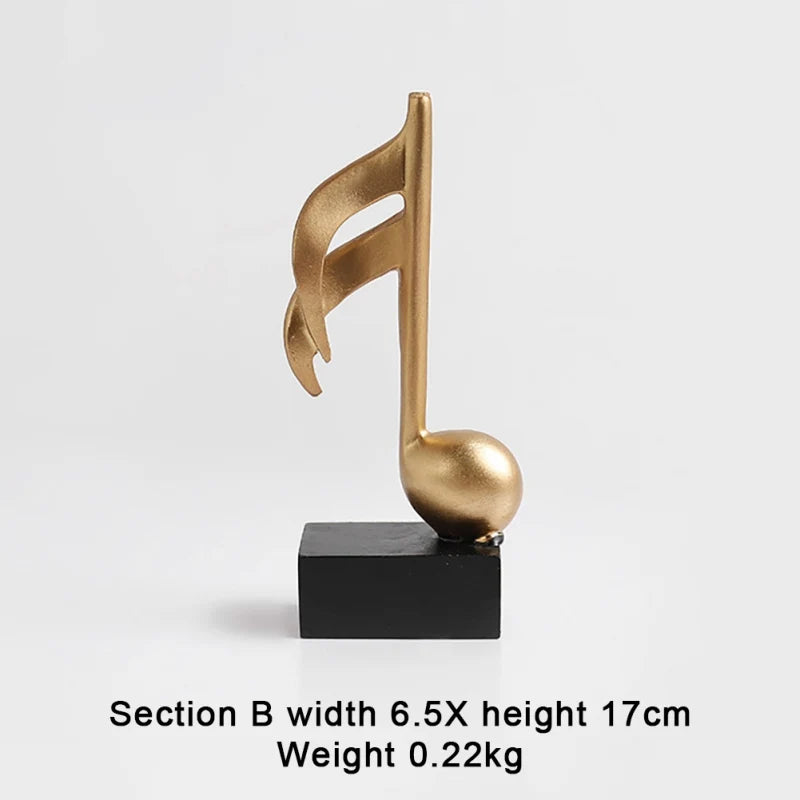 Golden Musical 
Statuette