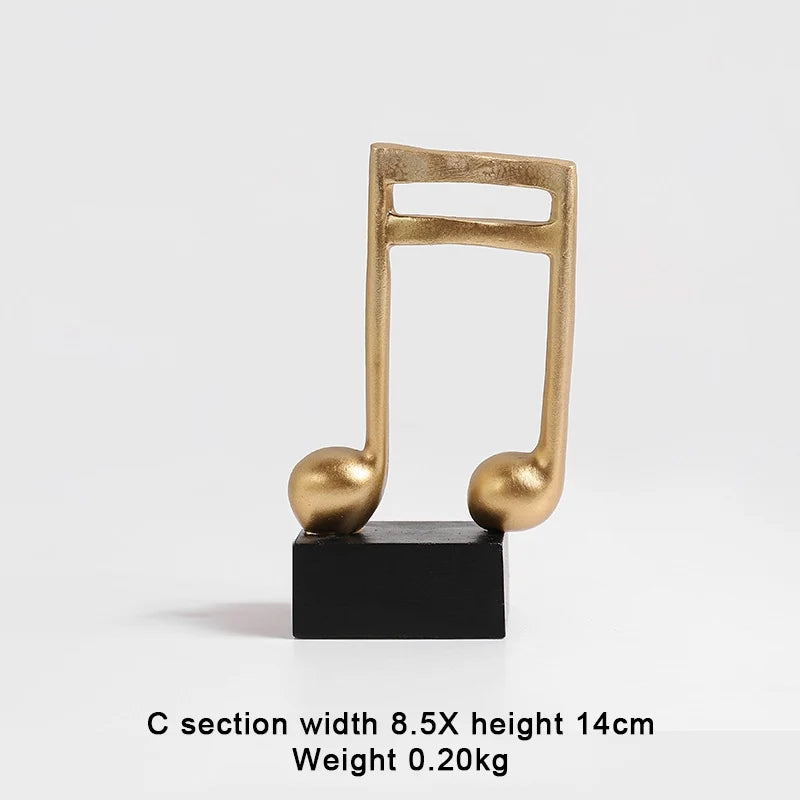Golden Musical 
Statuette