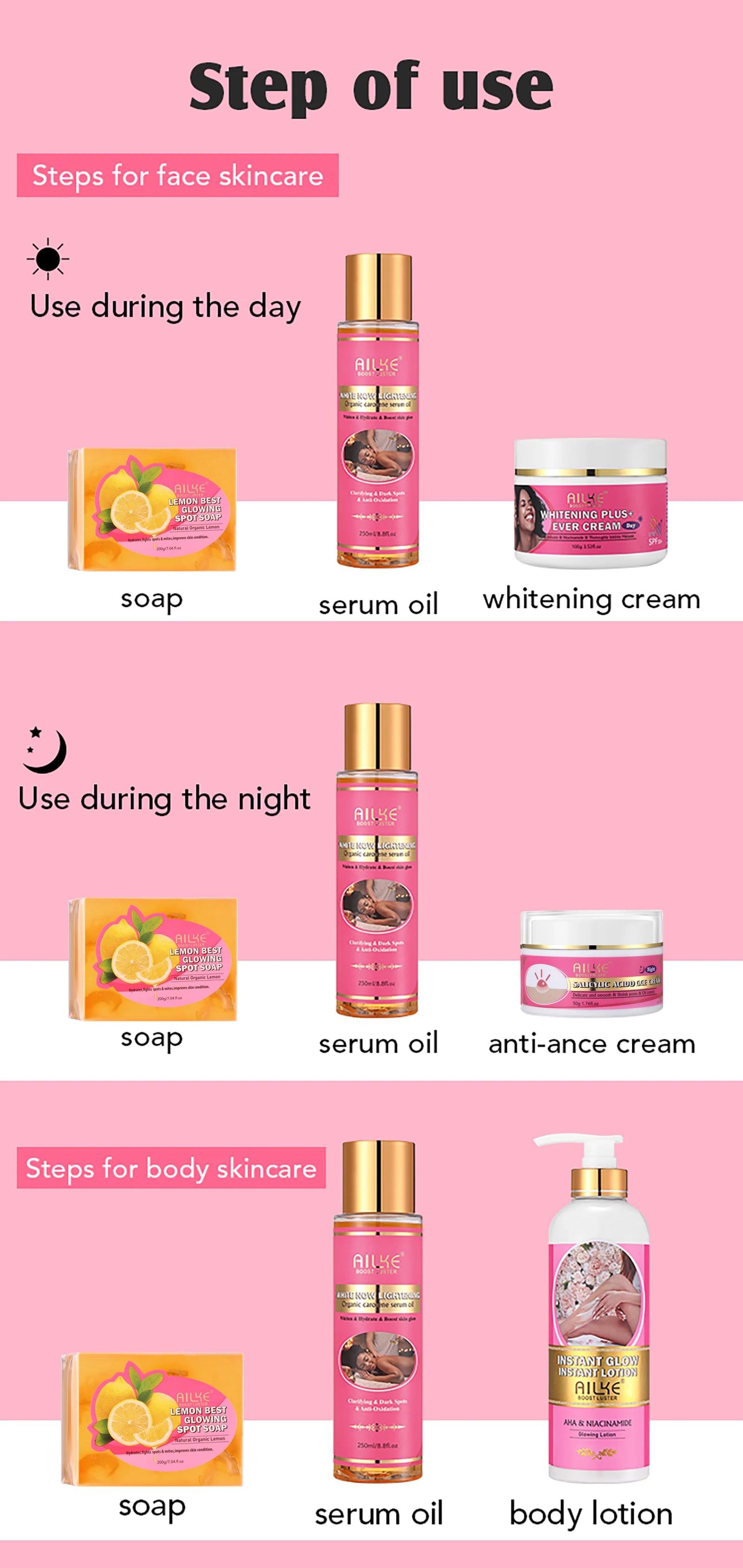 AILKE Natural Skin Cleansing Set