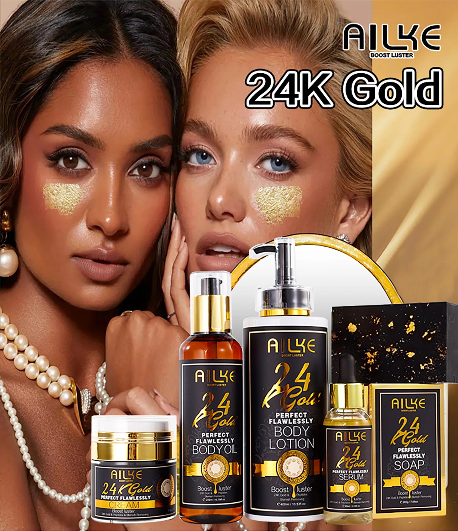 24K Gold Collagen Skin Care Set
