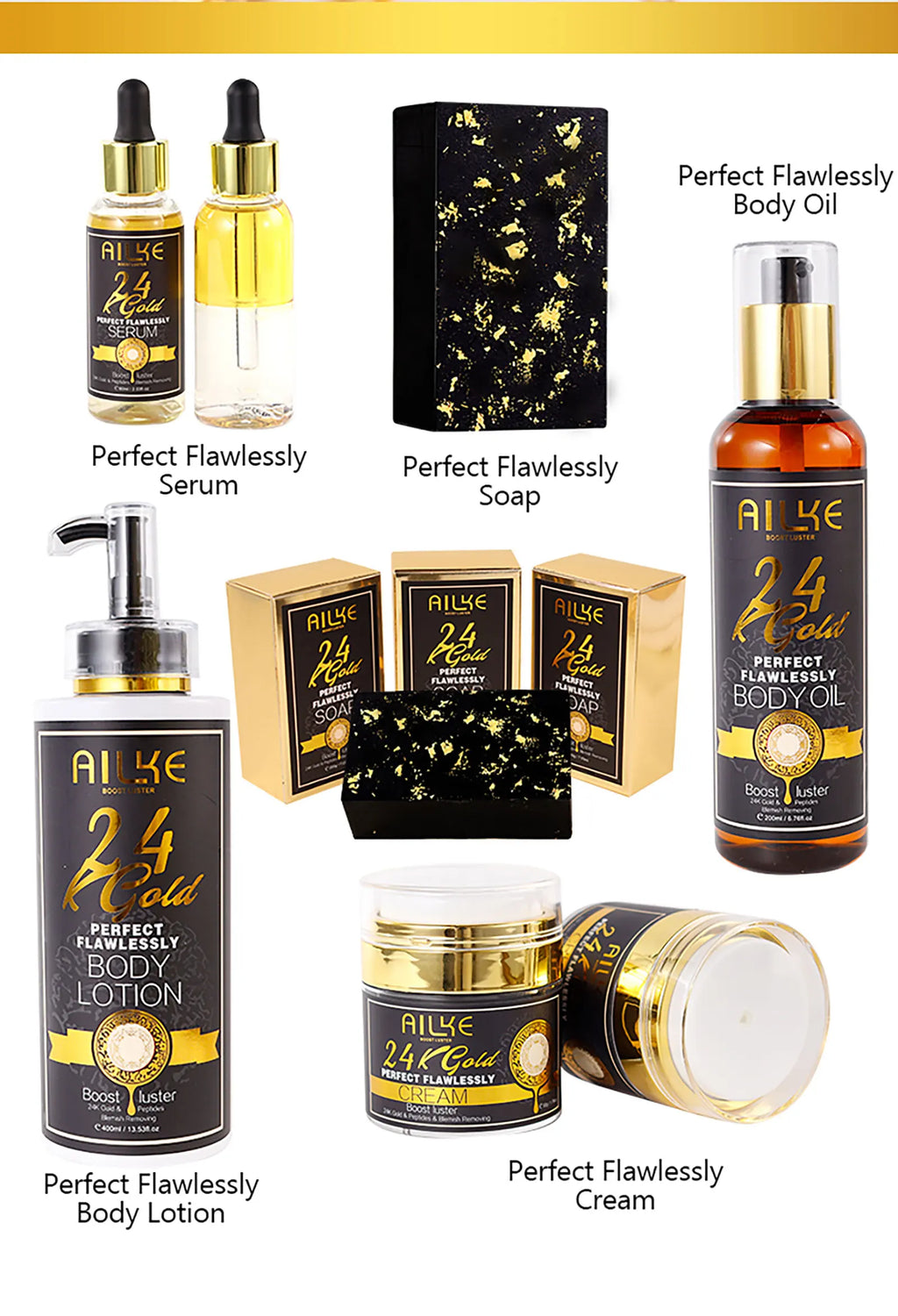 24K Gold Collagen Skin Care Set
