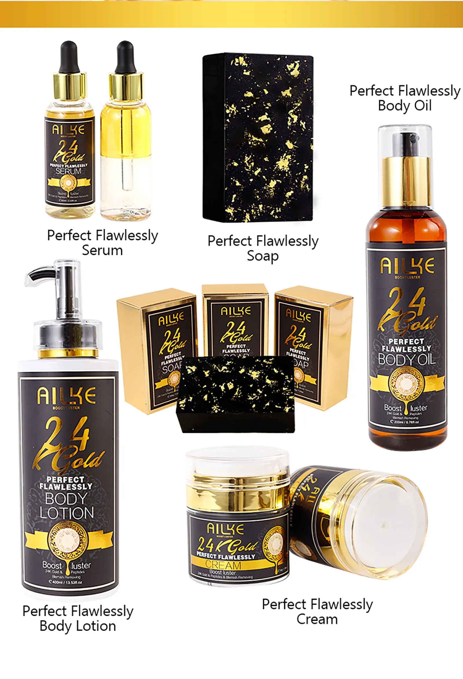 24K Gold Collagen Skin Care Set