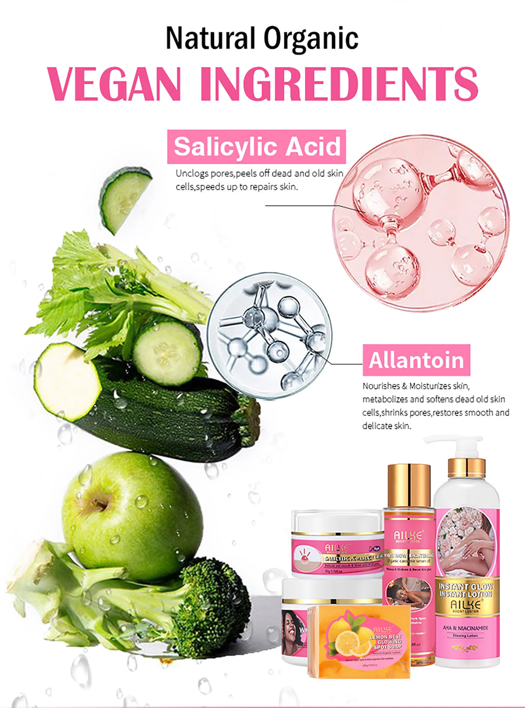 AILKE Natural Skin Cleansing Set