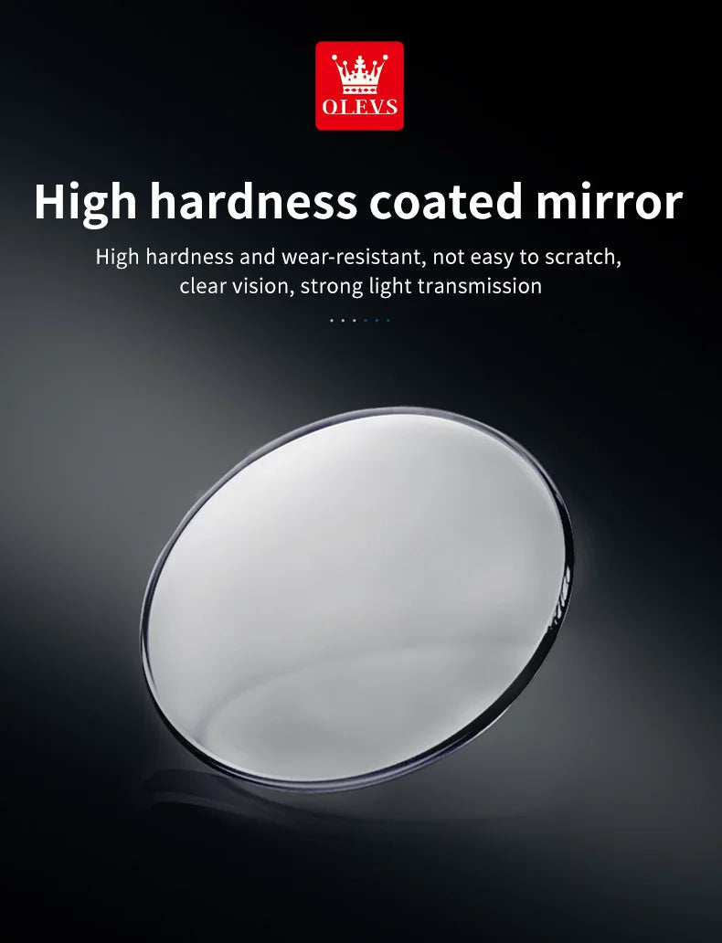 OLEVS Dual Calendar Luxury Diamond Scale