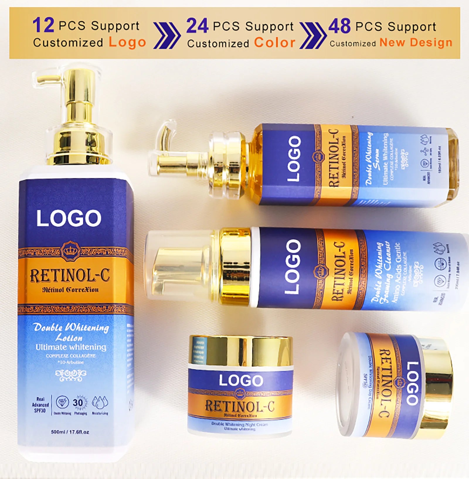 AILKE Advanced Retinol Double Whitening Skin Care Set