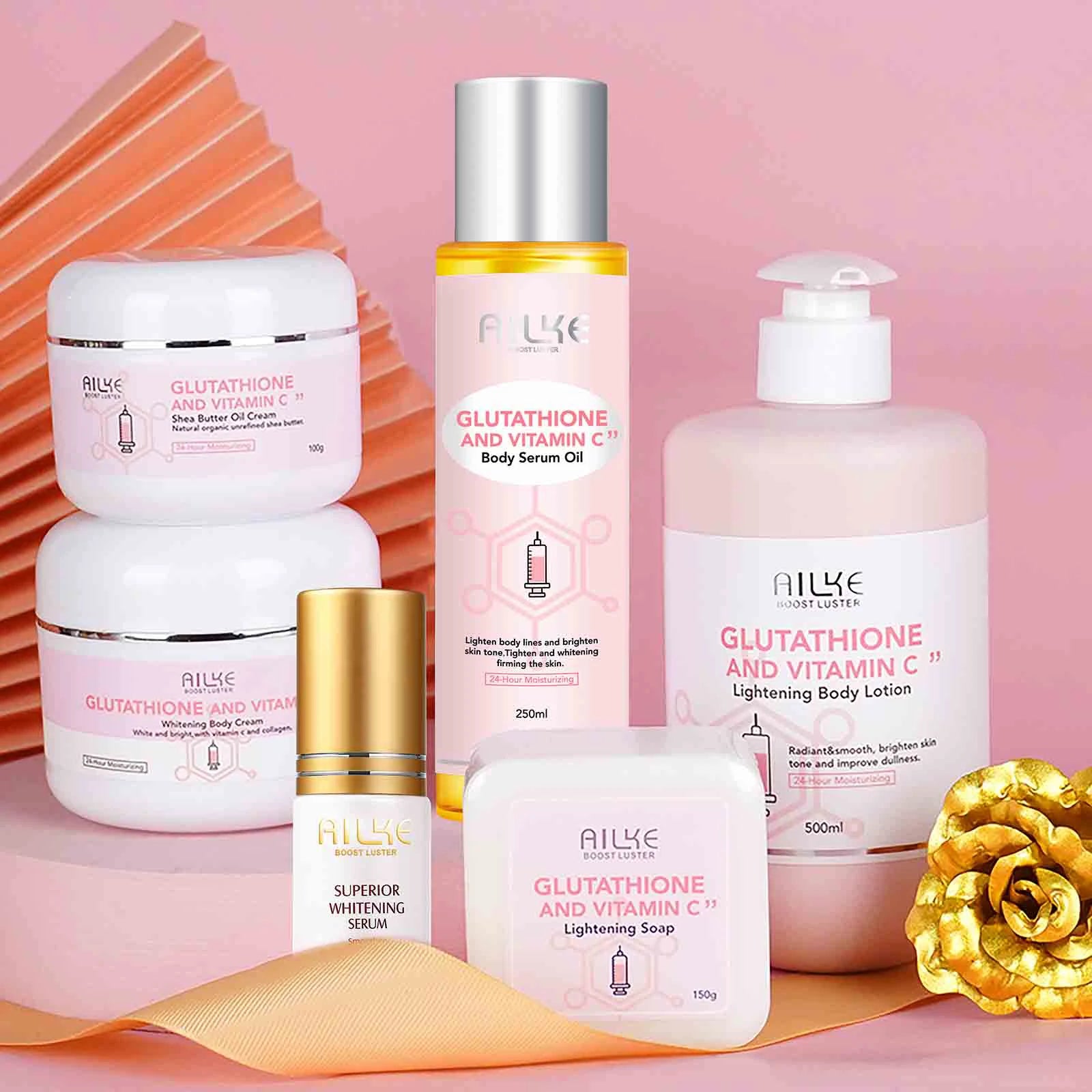AILKE Brightening Skin Care Set, With Vitamin C