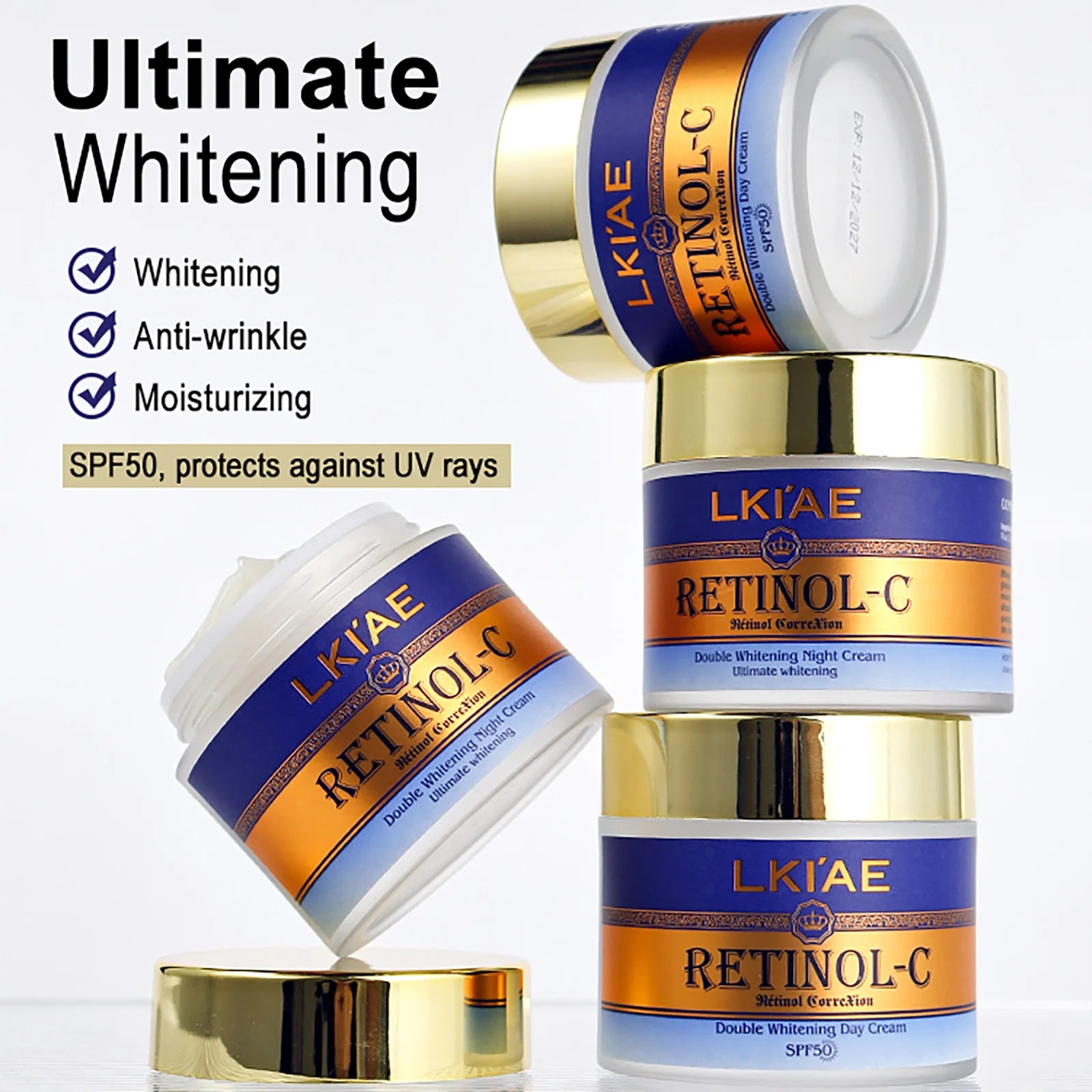 AILKE Advanced Retinol Double Whitening Skin Care Set
