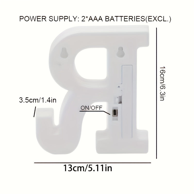 Alphabet Letter LED Lights
