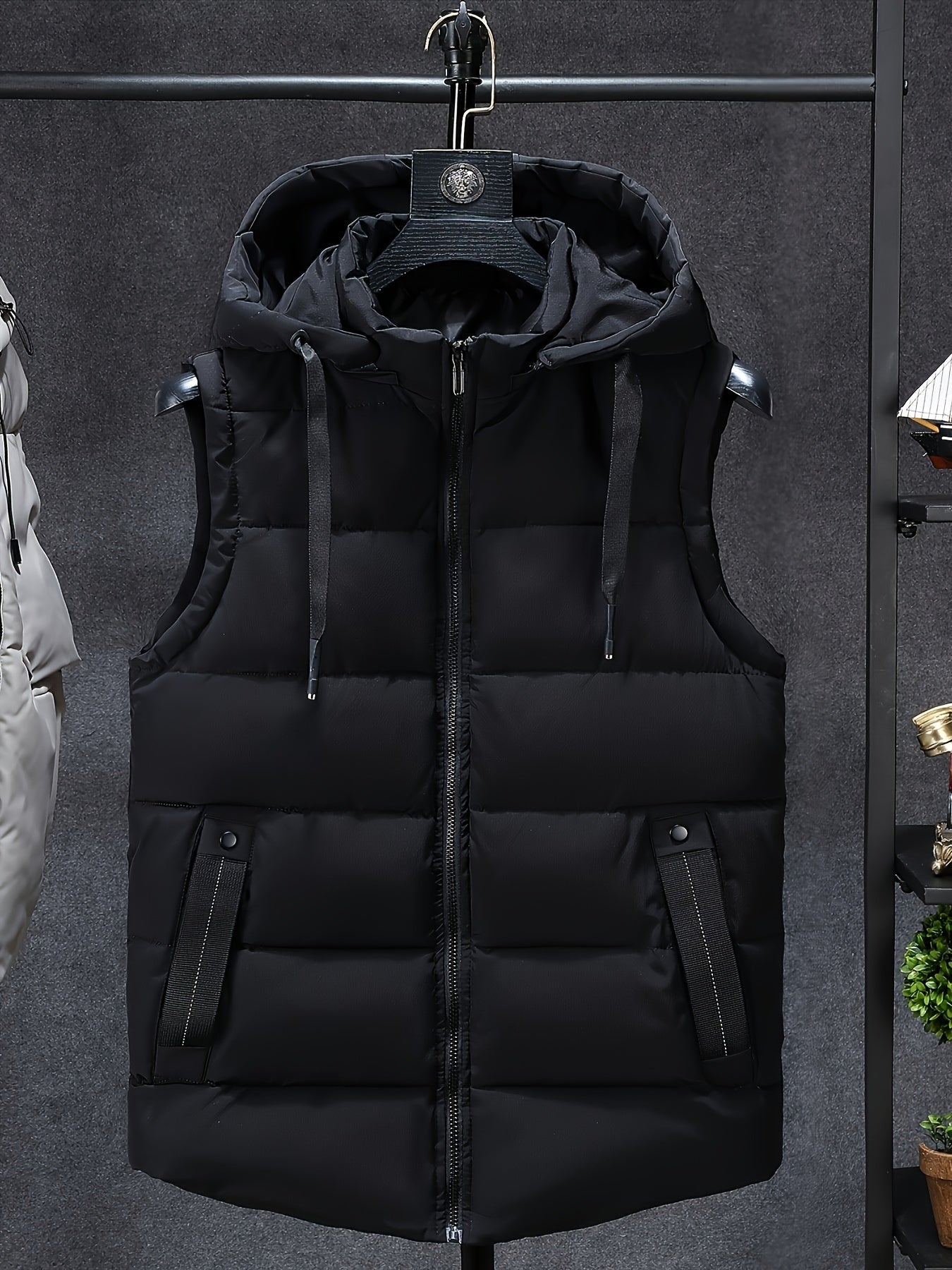 Thick Insulated Hooded Vest