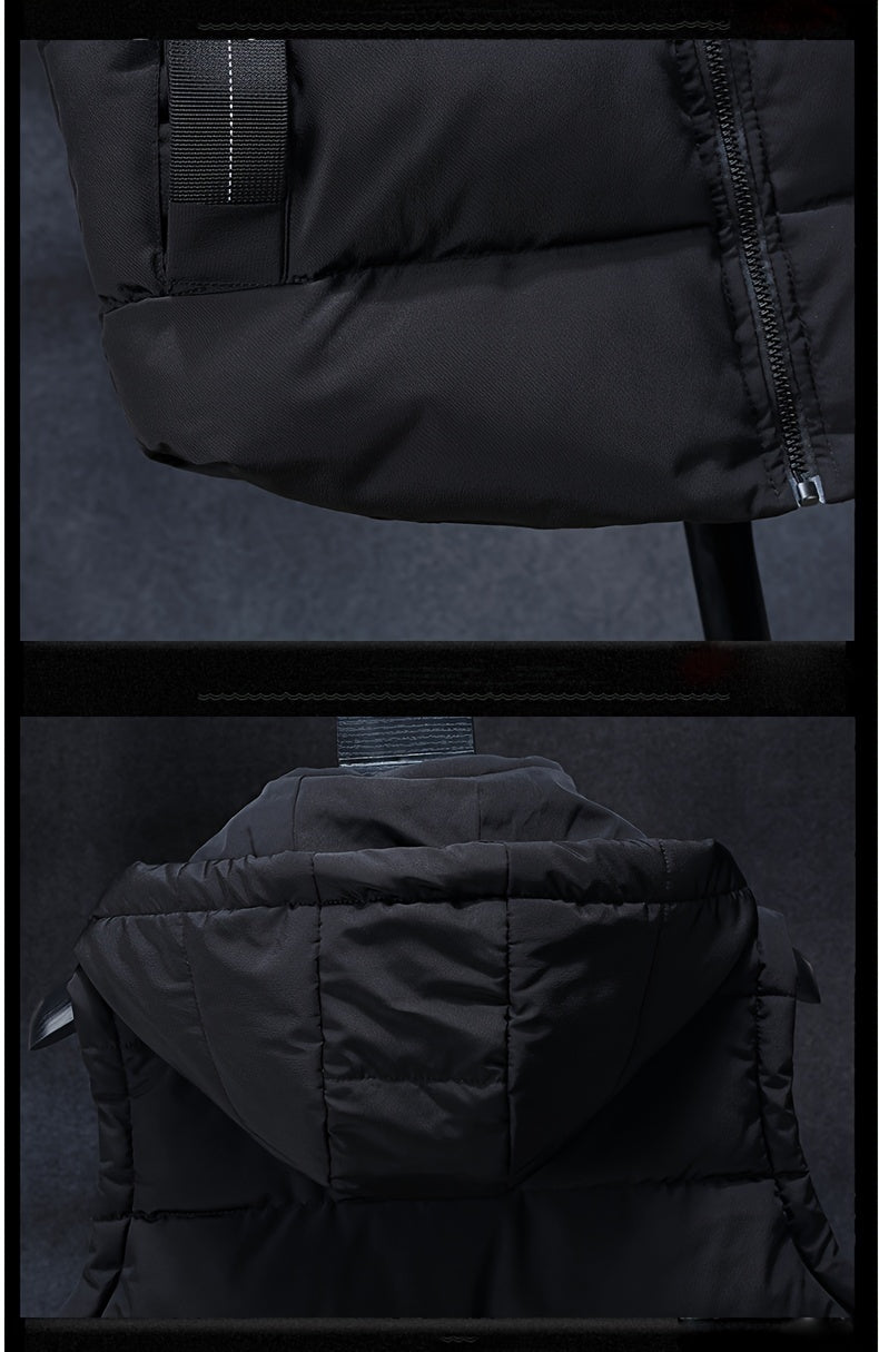 Thick Insulated Hooded Vest