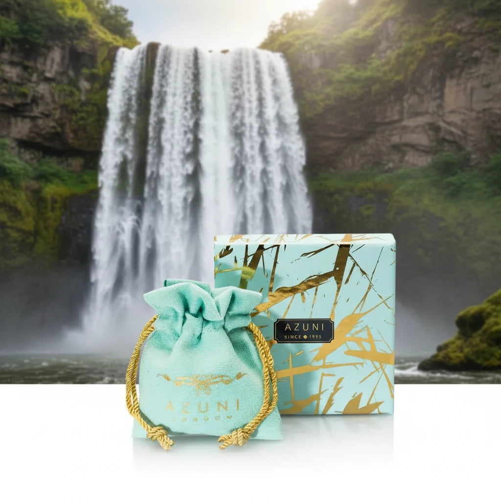 Persephone Double Gemstone Earrings Pariba Onyx & Smoky Quartz